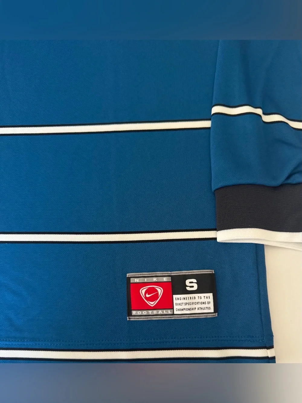 Nike DF Energy Top Soccer Jersey Blue/Black Longsleeve IF1532-476 Men’s Sz: S